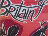 a sign that says insects of britain on the side of a building