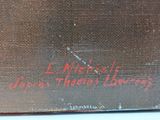 an image of a close up of a painting on a table