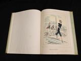 an open book with a picture of a man on it