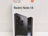 the box of the redmi note 14 is open and ready to be opened
