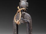 an image of a statue of a person with a rope around his neck