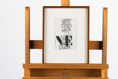 Yvan LE BOZEC né en 1958 Pointe sèche et eau forte signée en…