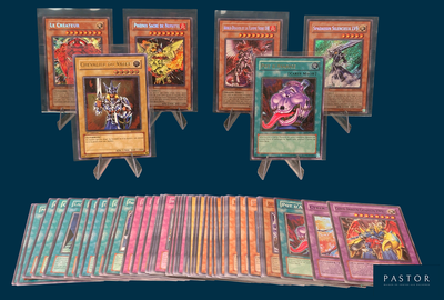 a lot of cards that are on a table