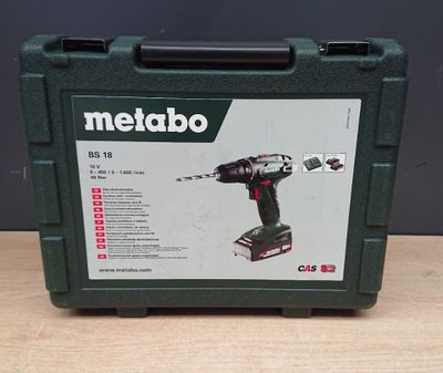 Perceuse visseuse sans-fil METABO-BS 18 -Eclairage LED, avec…