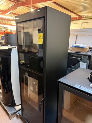 a black and white refrigerator and a black and white refrigerator and a black and white refrigerator and a black and white refrigerator and a black and white refrigerator