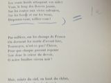 a handwritten poem on a page of a book