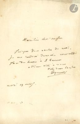 Jean-Étienne Dominique ESQUIROL (1772-1840) aliéniste. L.A.S…