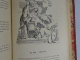 an open book with a picture of a man and a woman