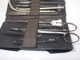 a black case with a bunch of tools in it