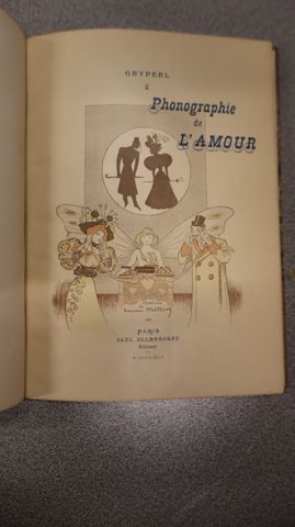 Grypel « phonographie de l’amour » 1895, dessin de Lucien Mativet
