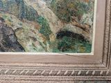 a picture of a painting on the wall of a room