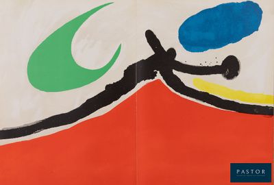 an image of a book with a painting of a person on a surfboard