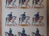 a picture of a book with a picture of a man on a horse