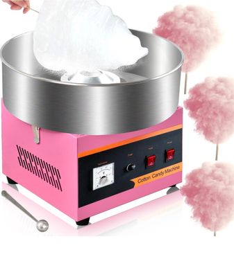 une photo d'une machine à barbe à papa sur laquelle se trouve de la barbe à papa