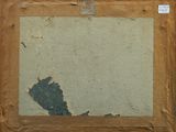 an old picture of a piece of paper that has been torn off