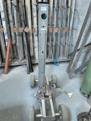 an image of a construction site with a fork lifter