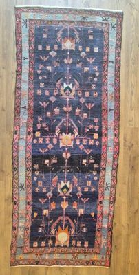 Tapis galerie en laine 290x117 cm usures