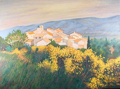 Jacques CARPENTIER (XXème) Buisson au genets