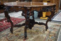 Belle table du XIXe siècle en palissandre - piètement jolime… (photo 2)