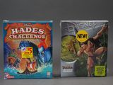 deux jeux sur la table, dont l'un est un jeu vidéo et l'autre un jeu vidéo