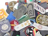 a pile of different types of patches on top of each other