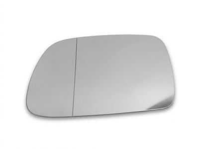 the rear view mirror of a car on a white background