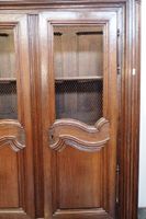 Bibliothèque en chêne mouluré et sculpté ouvrant à deux vant… (photo 3)