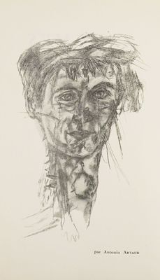 an image of a drawing of a woman ' s face in black and white