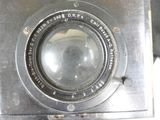 a close up of a camera with a lens on it