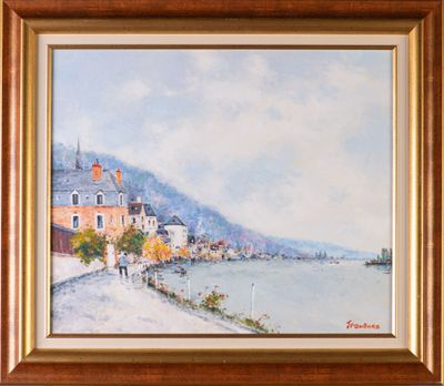 Jean-Pierre DUBORD (1949-) "La Seine à la Bouille Seine Mari…