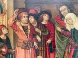 an image of a painting of a group of people in a room