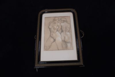 a picture of a picture of a nude woman in a picture frame