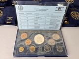 an image of a display case with a lot of coins in it