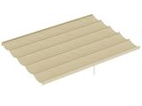 un gros plan d'une feuille de bois sur fond blanc