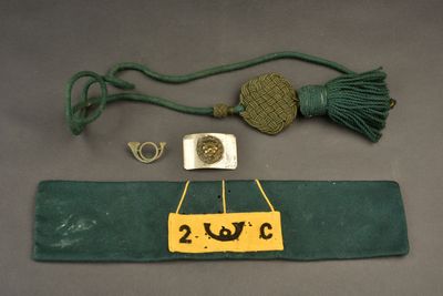 une ceinture verte avec une médaille d'or et une ceinture verte avec une médaille d'or