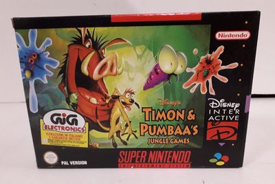 Timon et Pumbaas Réel vintage et authentique jeu super ninte…