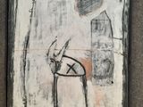 a picture of a painting on the wall of a room