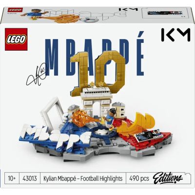 a box of legos with a picture of a football stadium