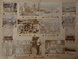 de nombreuses photos de personnes sur le tableau accroché au mur