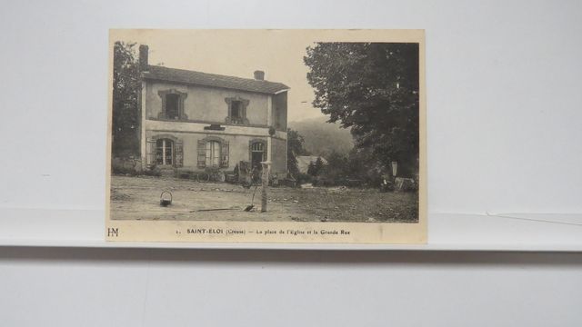 St-Eloi : La Place de l’Eglise et la Grande Rue (HM 2). Carte rar...