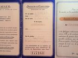 a passport that is sitting on top of a table