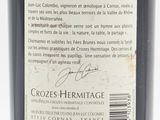 a bottle of wine with a label on it