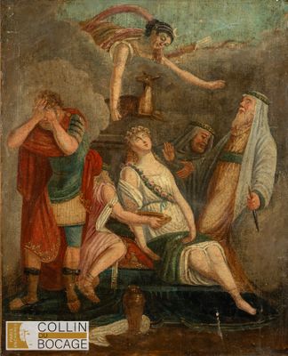 Ecole du XIXème siècle Le sacrifice d'Iphigenie