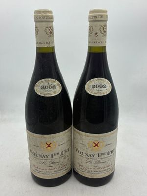 deux bouteilles de vin posées l'une à côté de l'autre sur une surface blanche