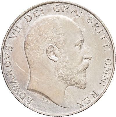 an image of a silver coin with a man ' s face on it