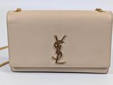 saint laurent mono monograme leather shoulder bag