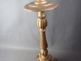 a candle that is sitting on a table