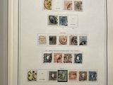 an open book with a picture of stamps on it