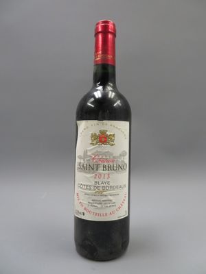 Château Saint Bruno 2013, Blaye Côtes de Bordeaux.