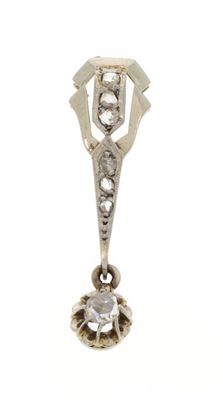 an image of a pair of earrings with a diamond in the center